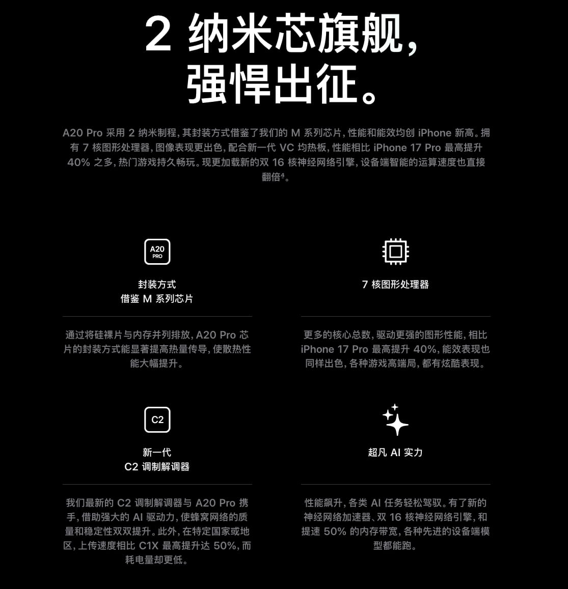 iPhone 18 Pro 系列正式发布 2nm芯片全系标配可变光圈 国行 9999 元起